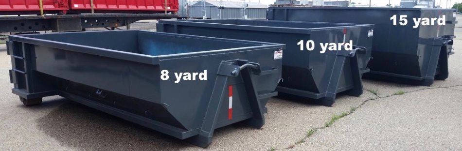 dumpster sizes